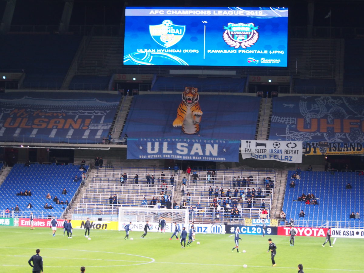 2019.4 Korea2 蔚山現代vs川崎フロンターレ